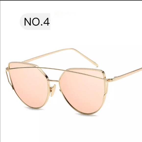 Mirrored Womens sunglasses cat eye accessories - Picture 4 of 7